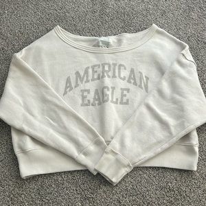 american eagle cropped sweatshirt